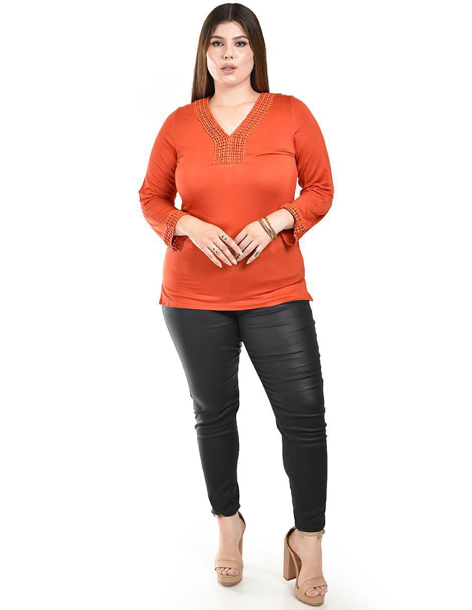 Blusa Roman Fashion manga larga para mujer