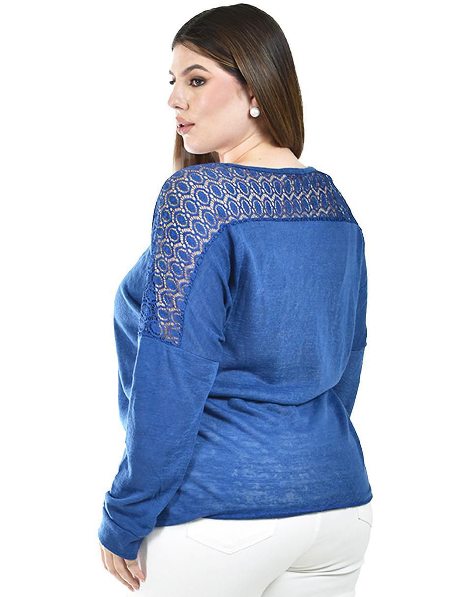Blusa manga larga para mujer 8