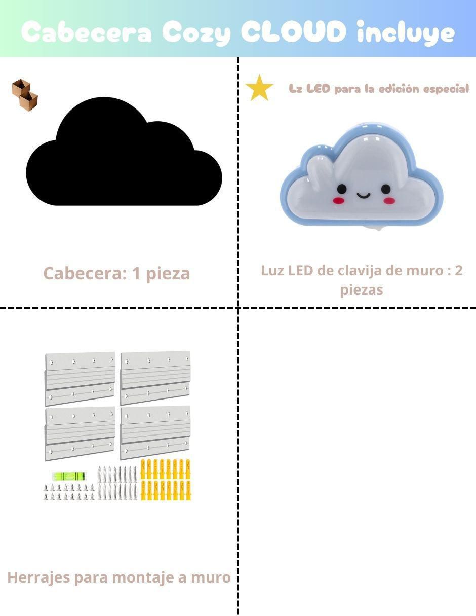 Cabecera armable Cozy Cloud 4