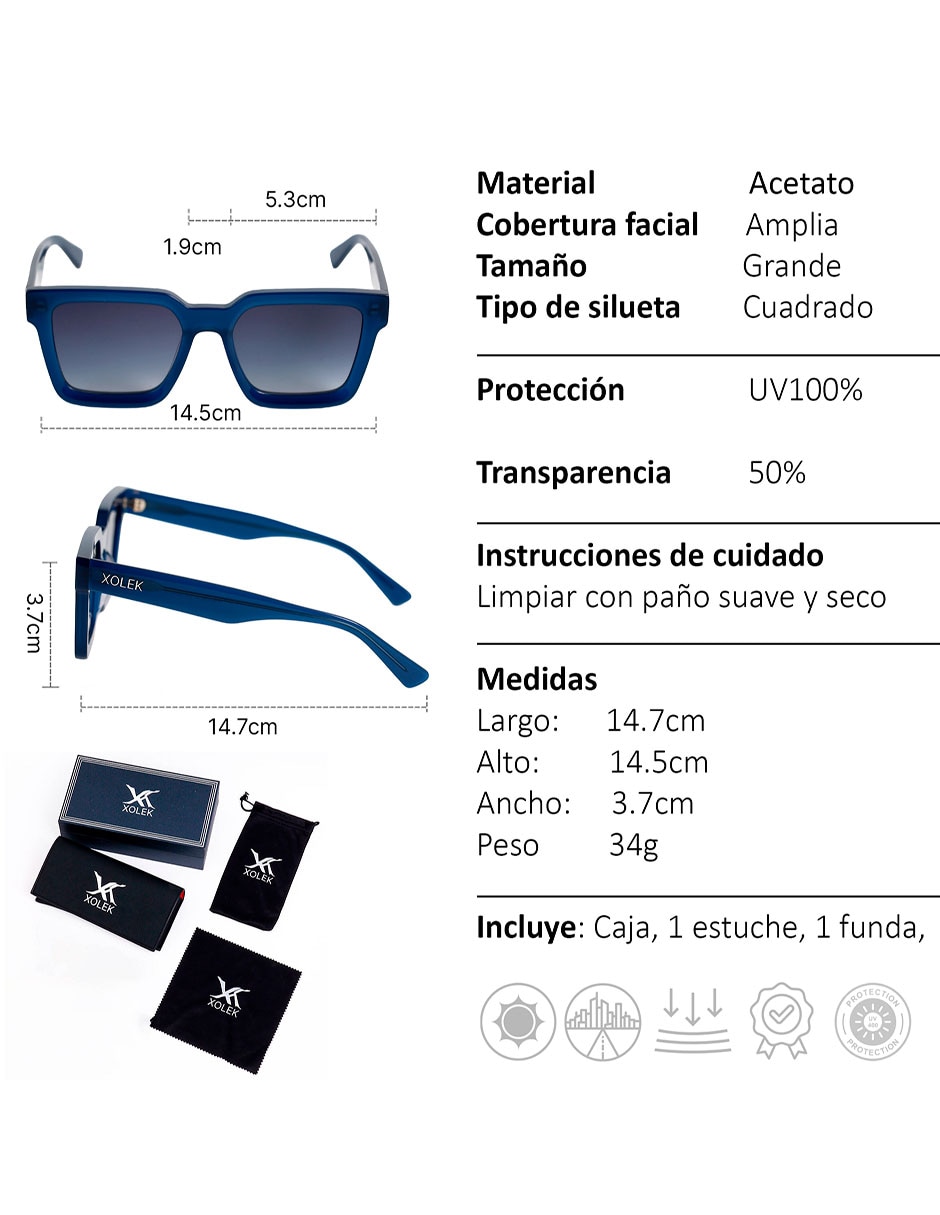 Lentes de sol Xolek XO-108-A unisex