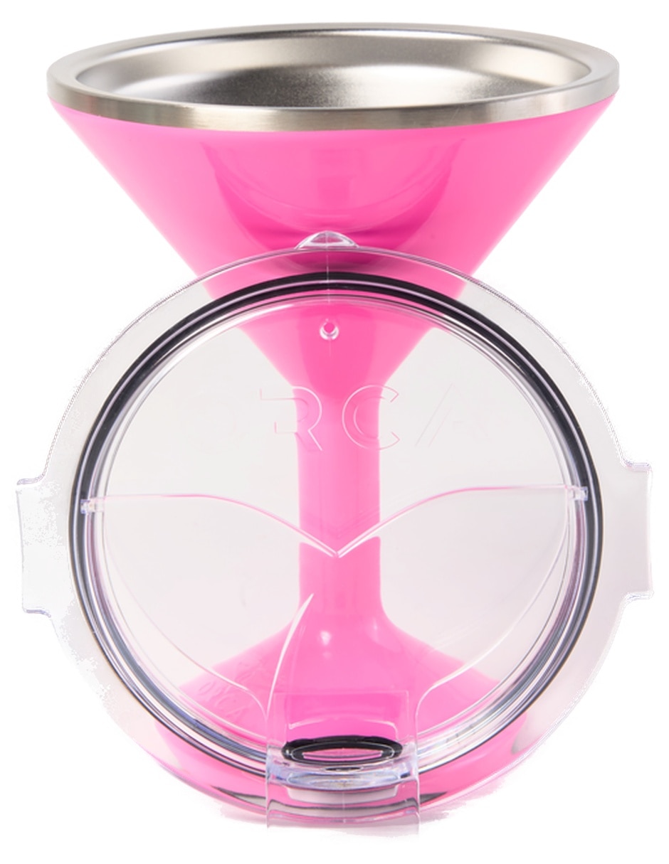 Copa térmica martini Orca de acero inoxidable Rita con tapa a presión 384 ml 1