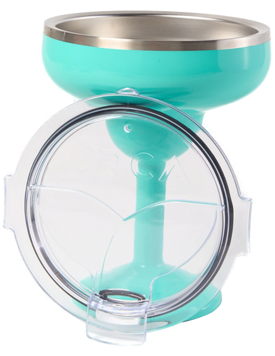 Copa térmica margarita Orca de acero inoxidable Tini con tapa a presión 384 ml 1