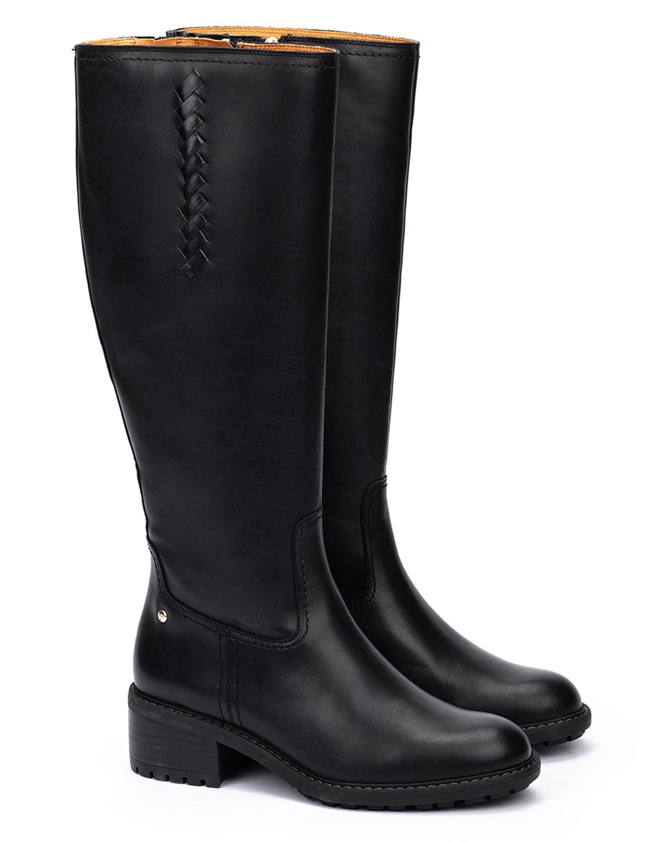 Bota a la rodilla de piel para mujer 2