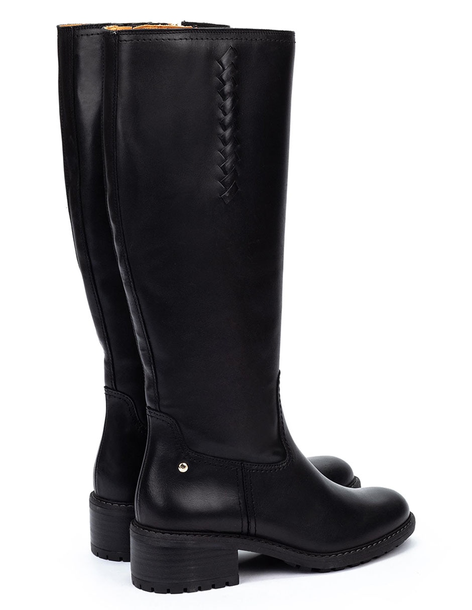 Bota a la rodilla de piel para mujer 3