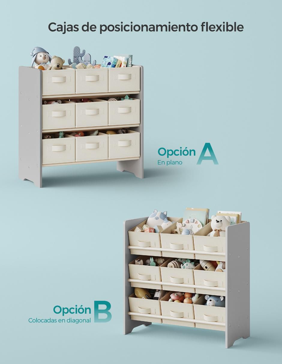 Set de organizador multiusos armable Teza