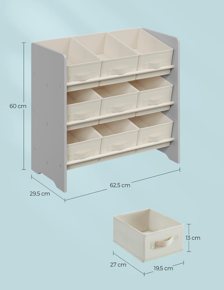 Set de organizador multiusos armable Teza