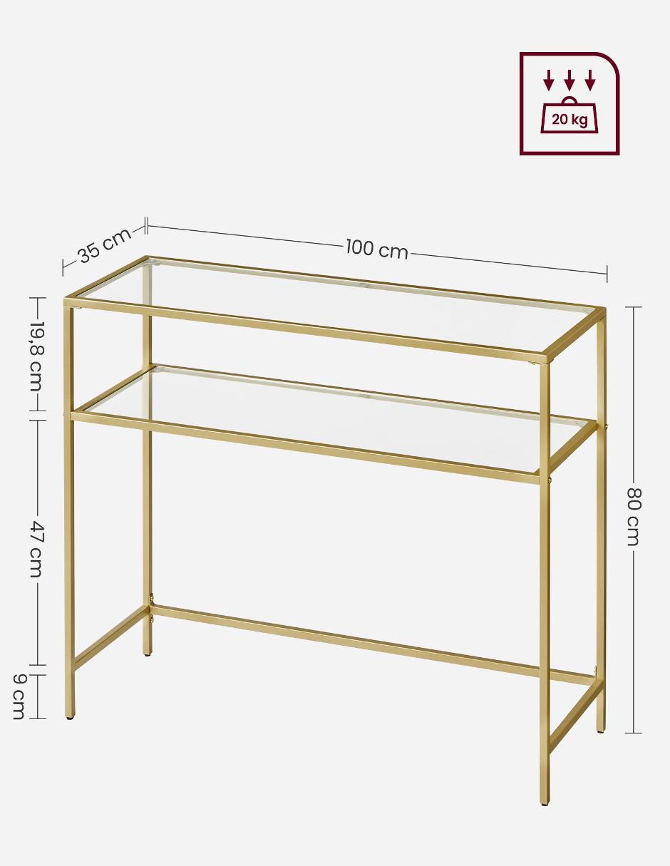 Mesa armable Baris de cristal 4