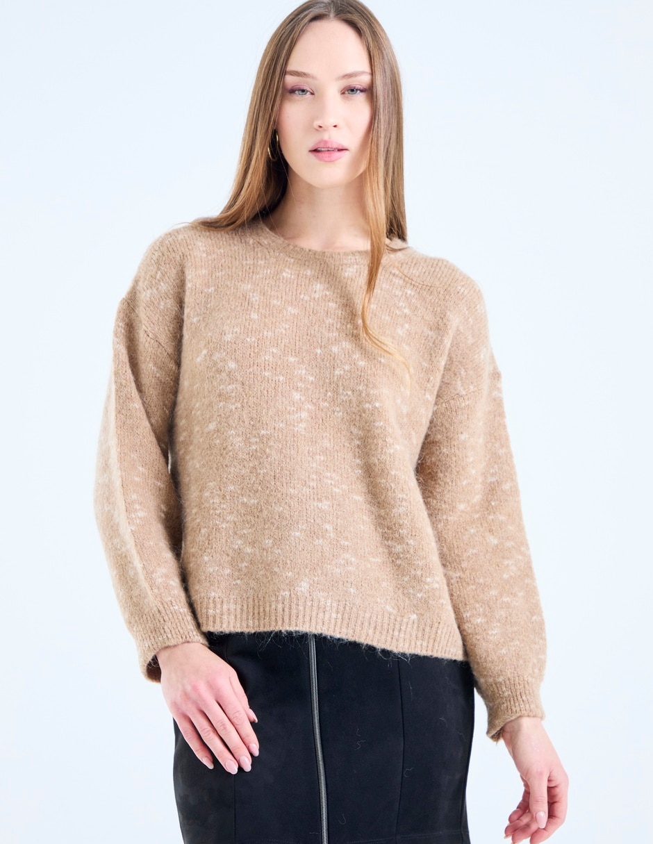 Suéter cuello redondo para mujer Suéter cuello redondo para mujer