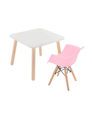 Mesa con silla armable