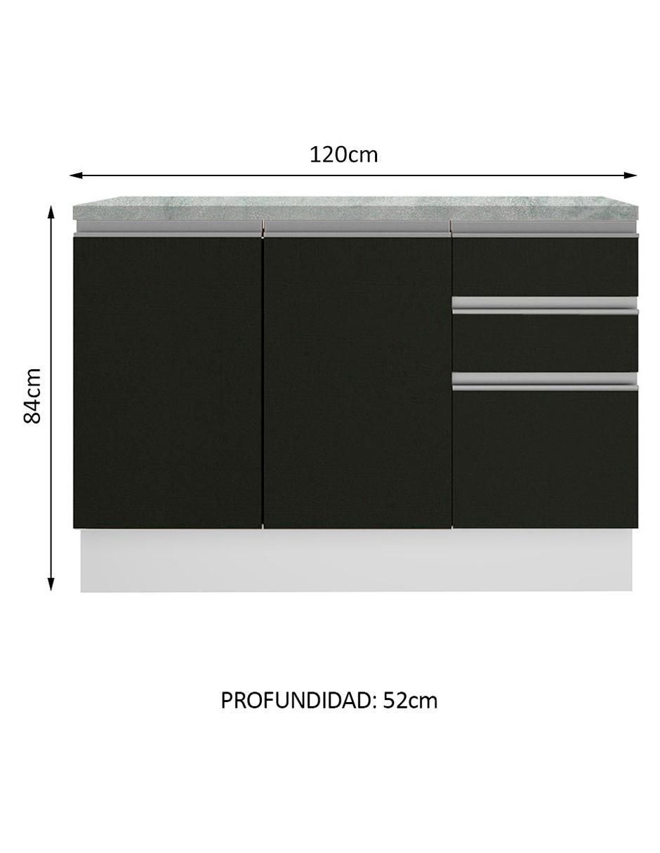 Gabinete armable Glamy Madesa de MDP