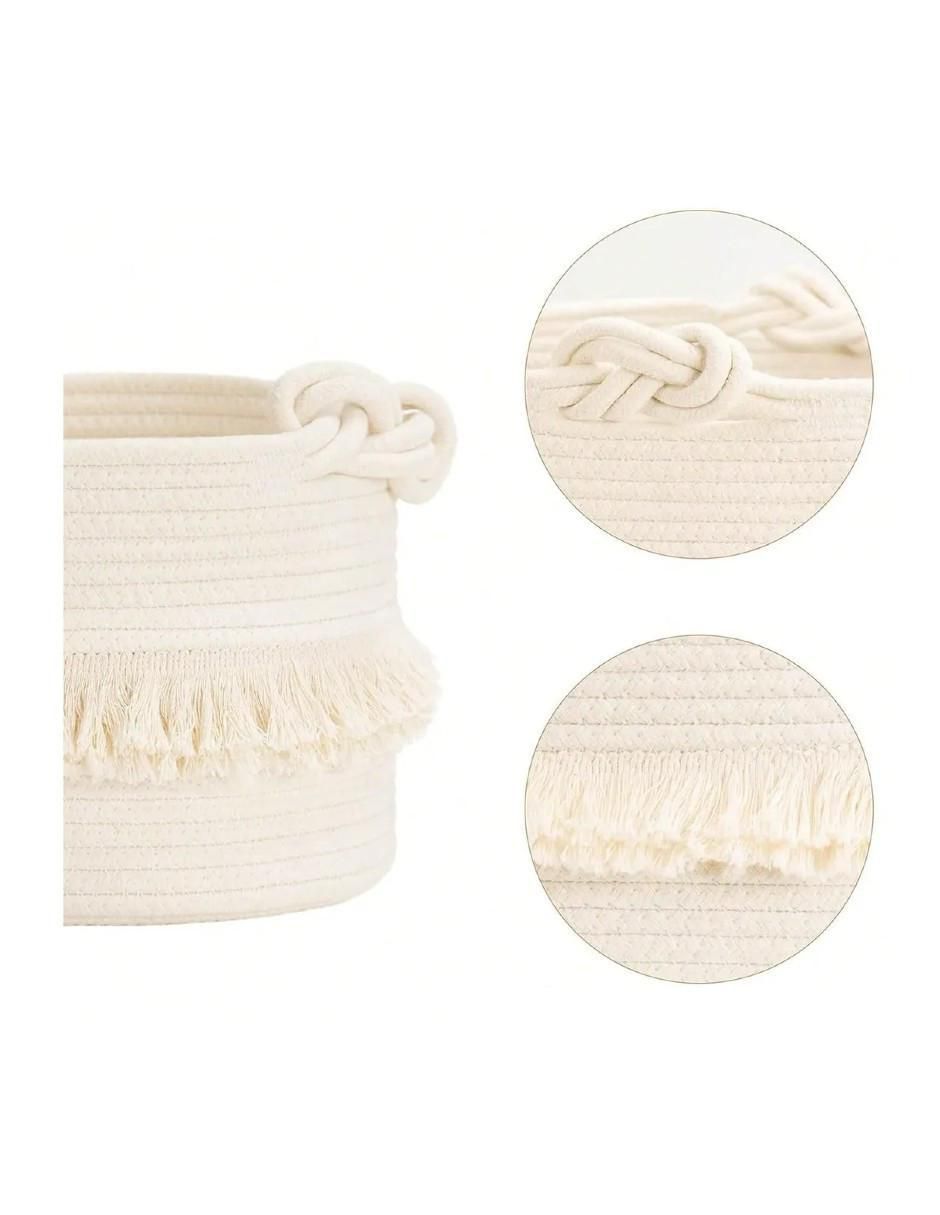Set cesto multiusos de algodón