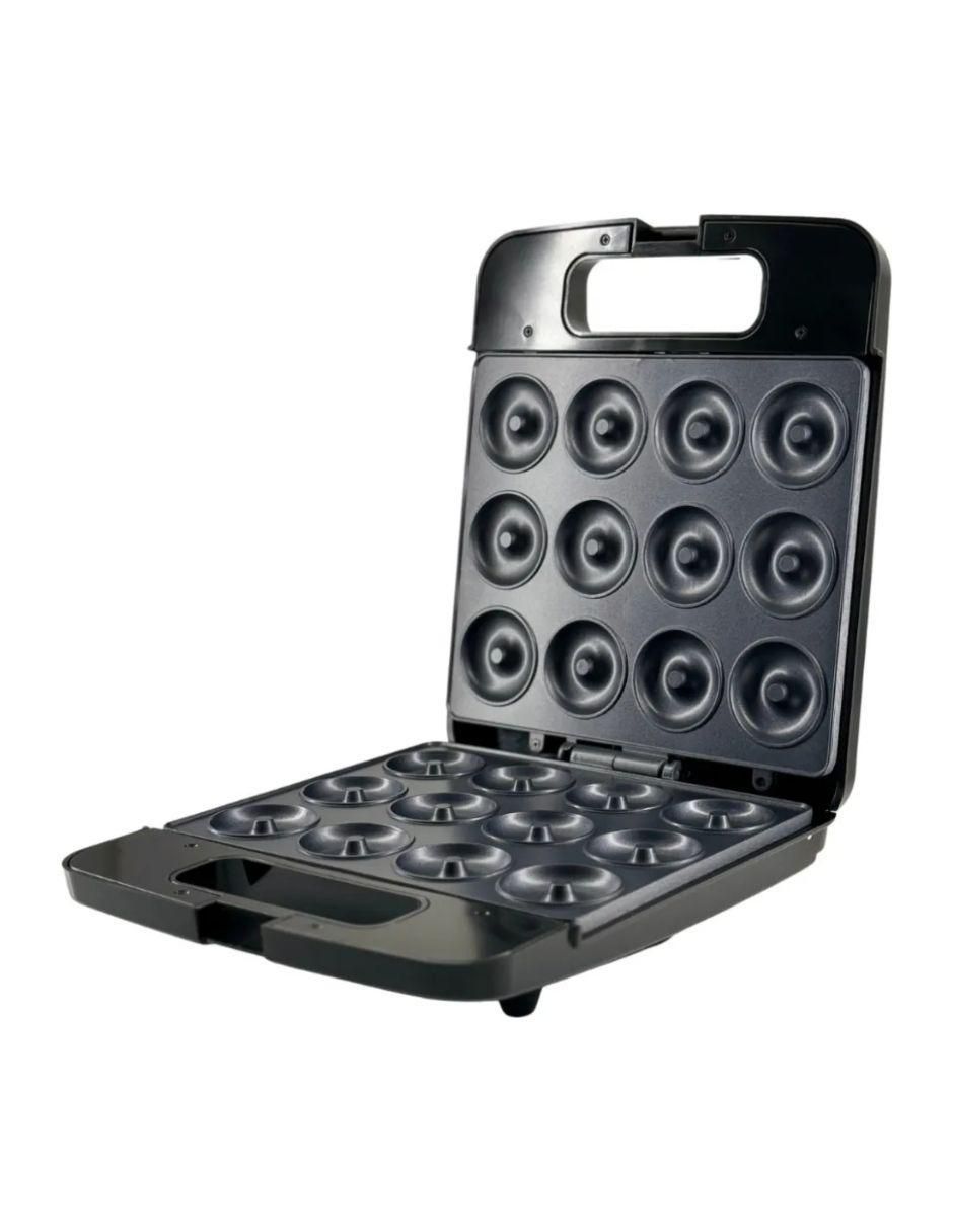 MÁQUINA DONAS DONUT MAKER 12 IQ, NEGRO 1