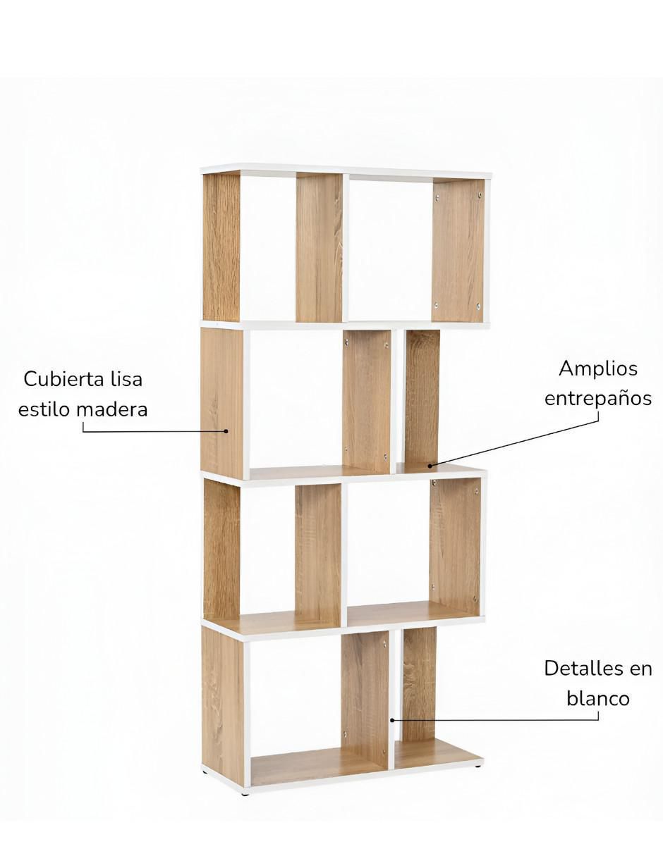 Librero armable de madera 4