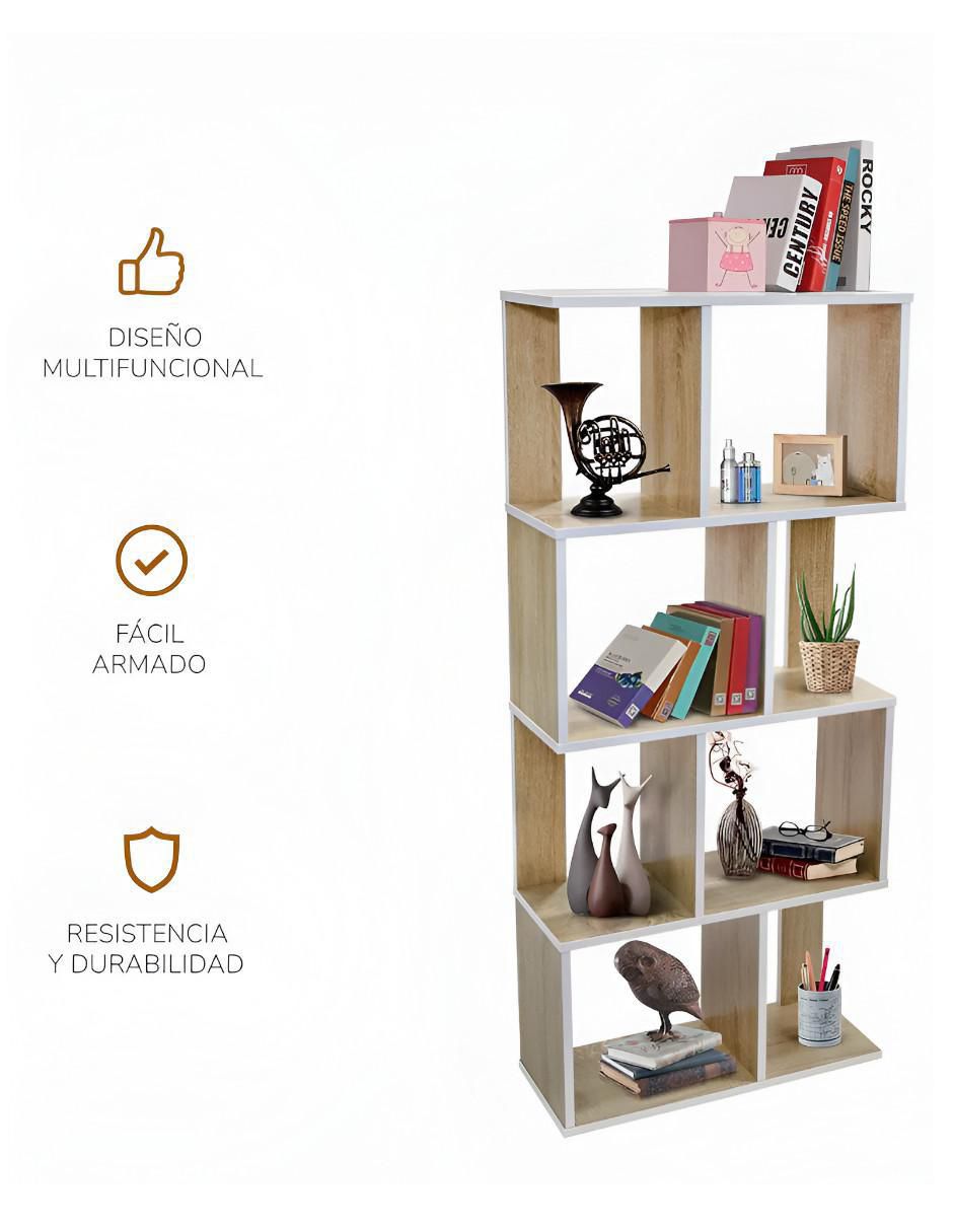 Librero armable de madera 3