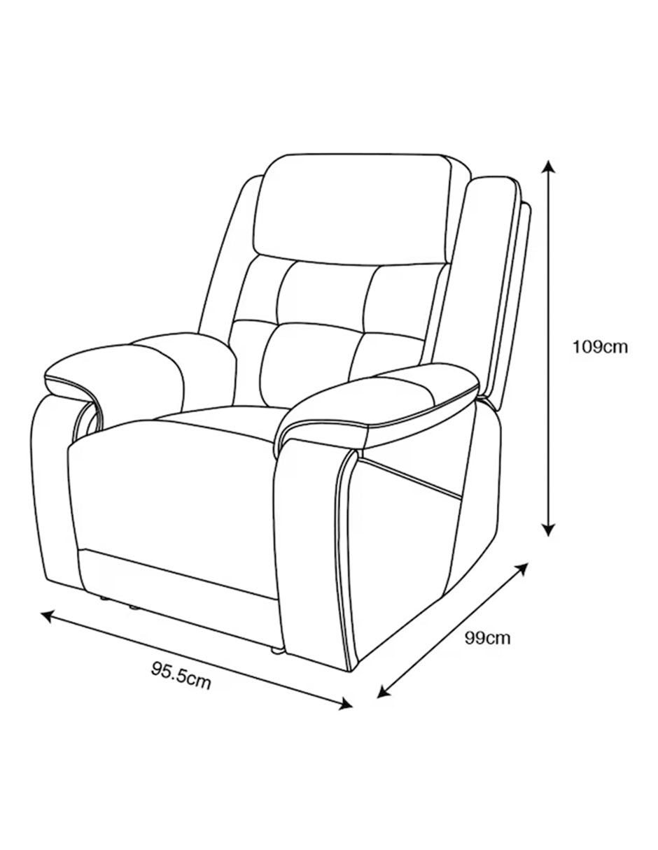Reclinable de piel 8