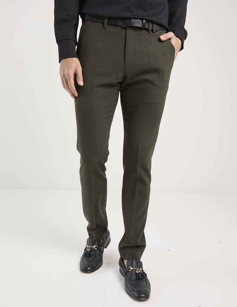 Pantalón de vestir slim para hombre