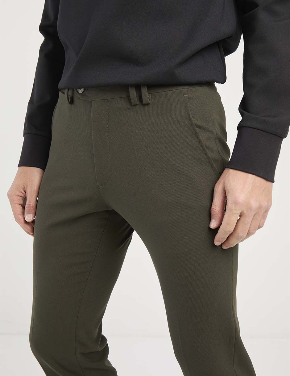 Pantalón de vestir slim para hombre