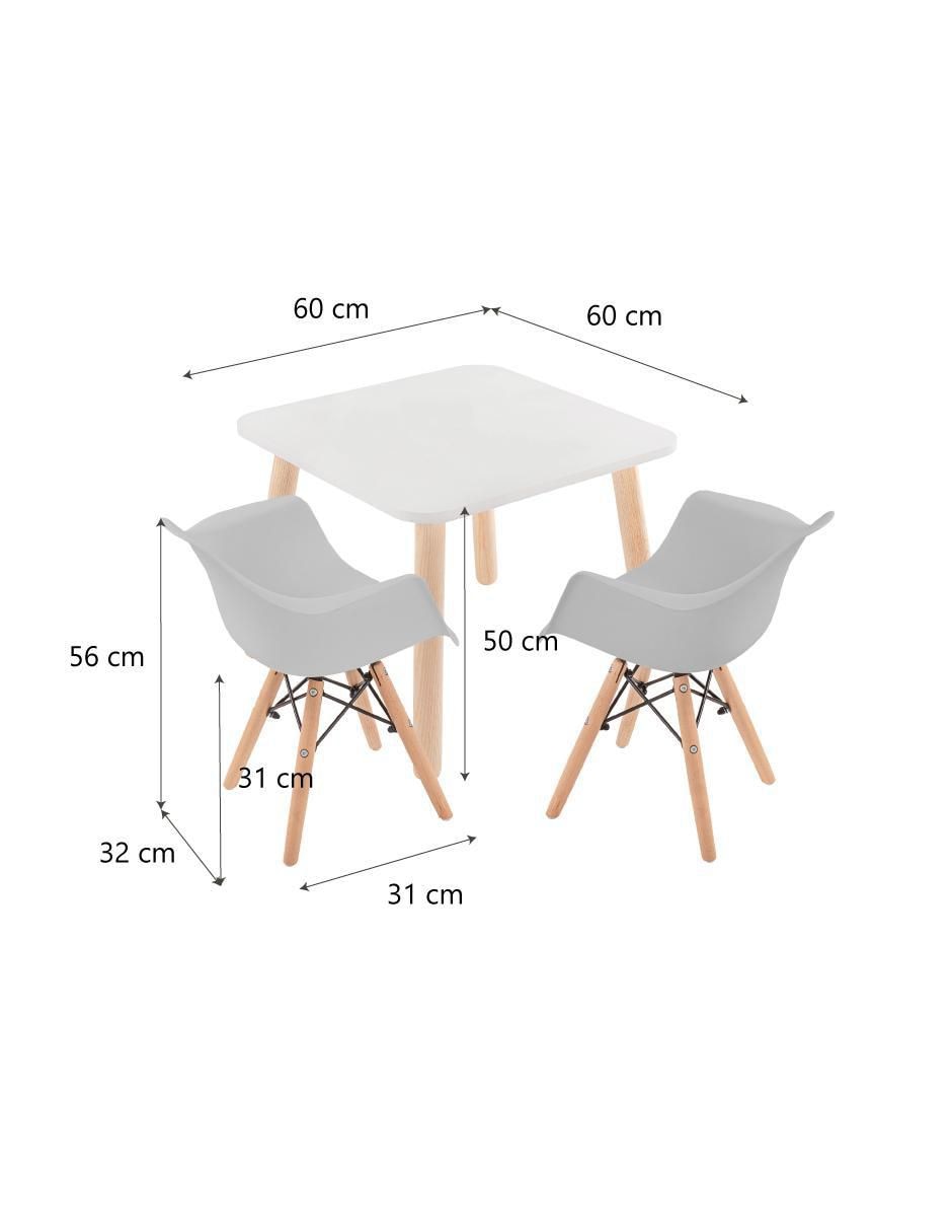 Mesa con silla armable 8