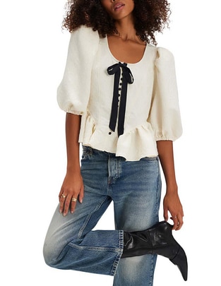 Blusa manga al codo para mujer 1