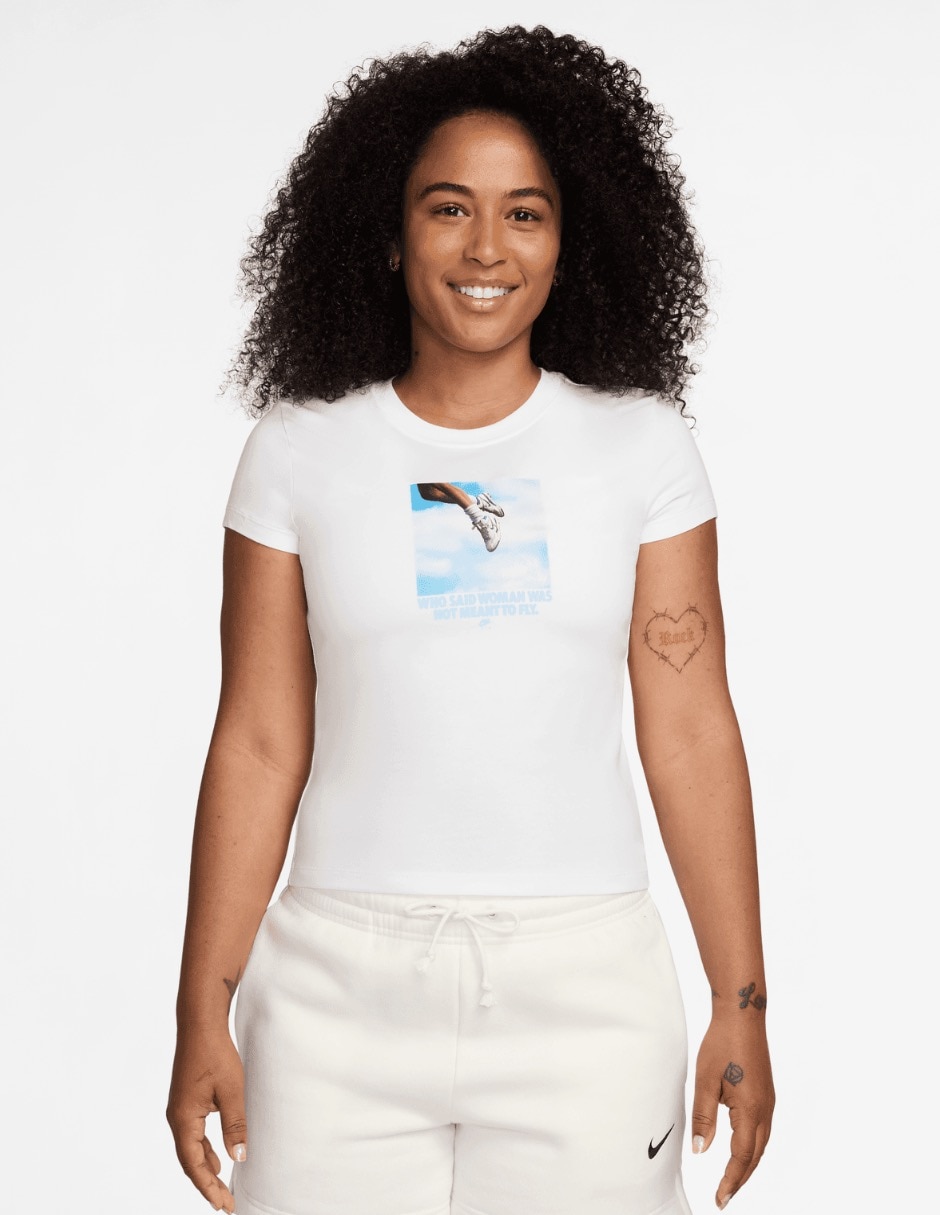 Playera manga corta cuello redondo mujer Playera manga corta cuello redondo mujer