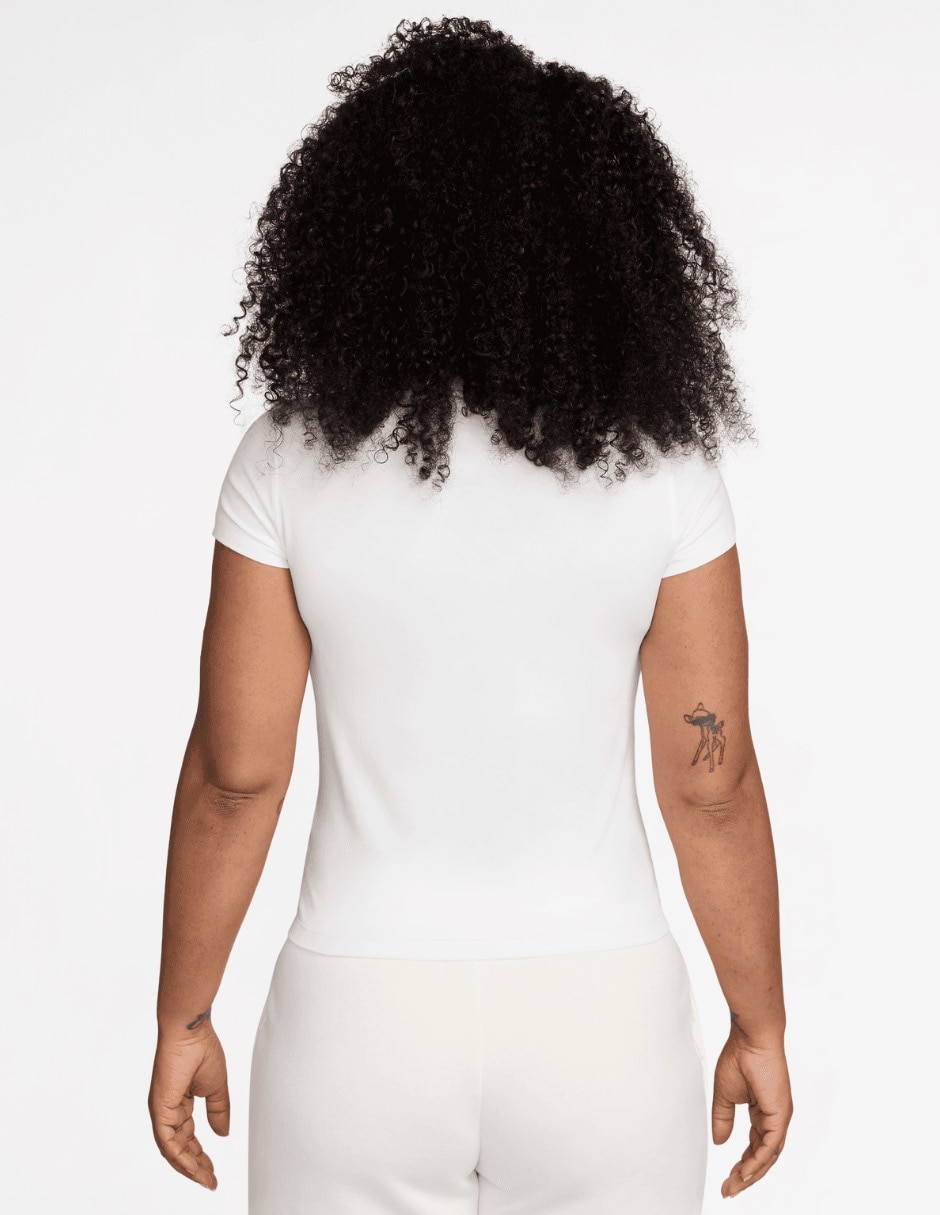 Playera manga corta cuello redondo mujer 3