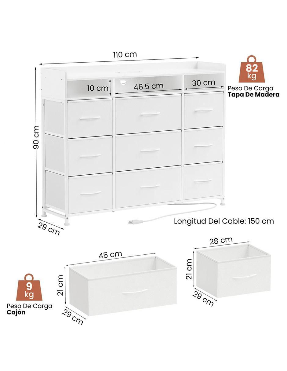 Cajonera armable de MDF 8