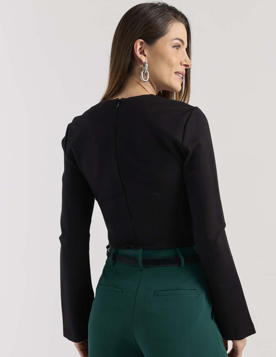 Blusa manga larga para mujer 6