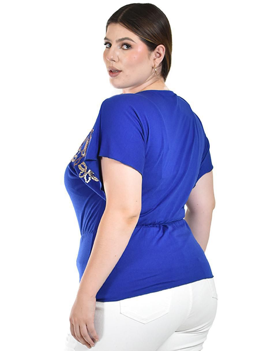 Blusa manga corta para mujer 8
