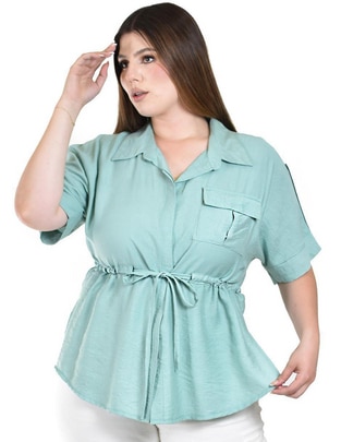 Blusa manga corta para mujer 1