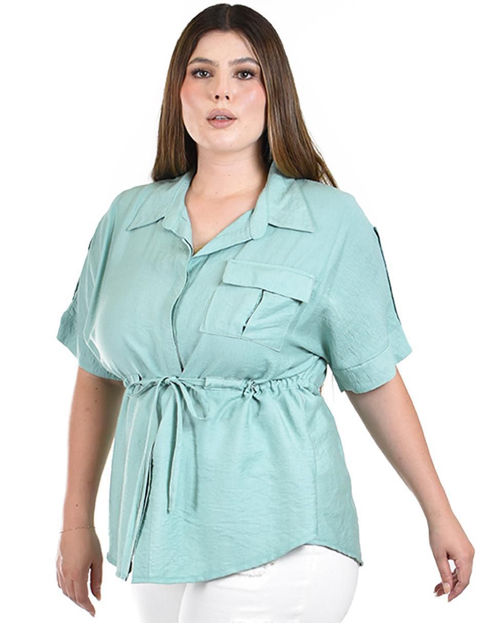 Blusa manga corta para mujer 6