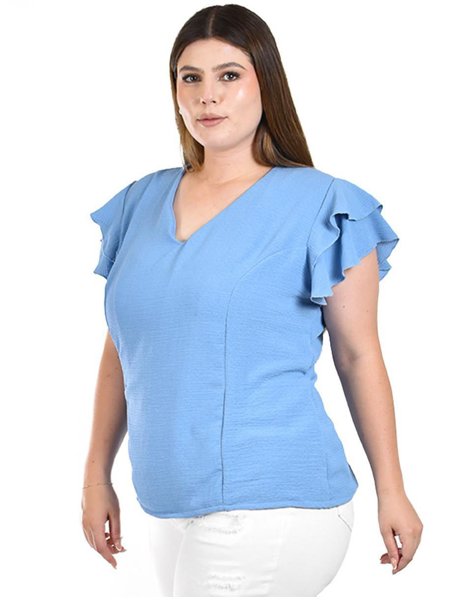 Blusa manga corta para mujer 6
