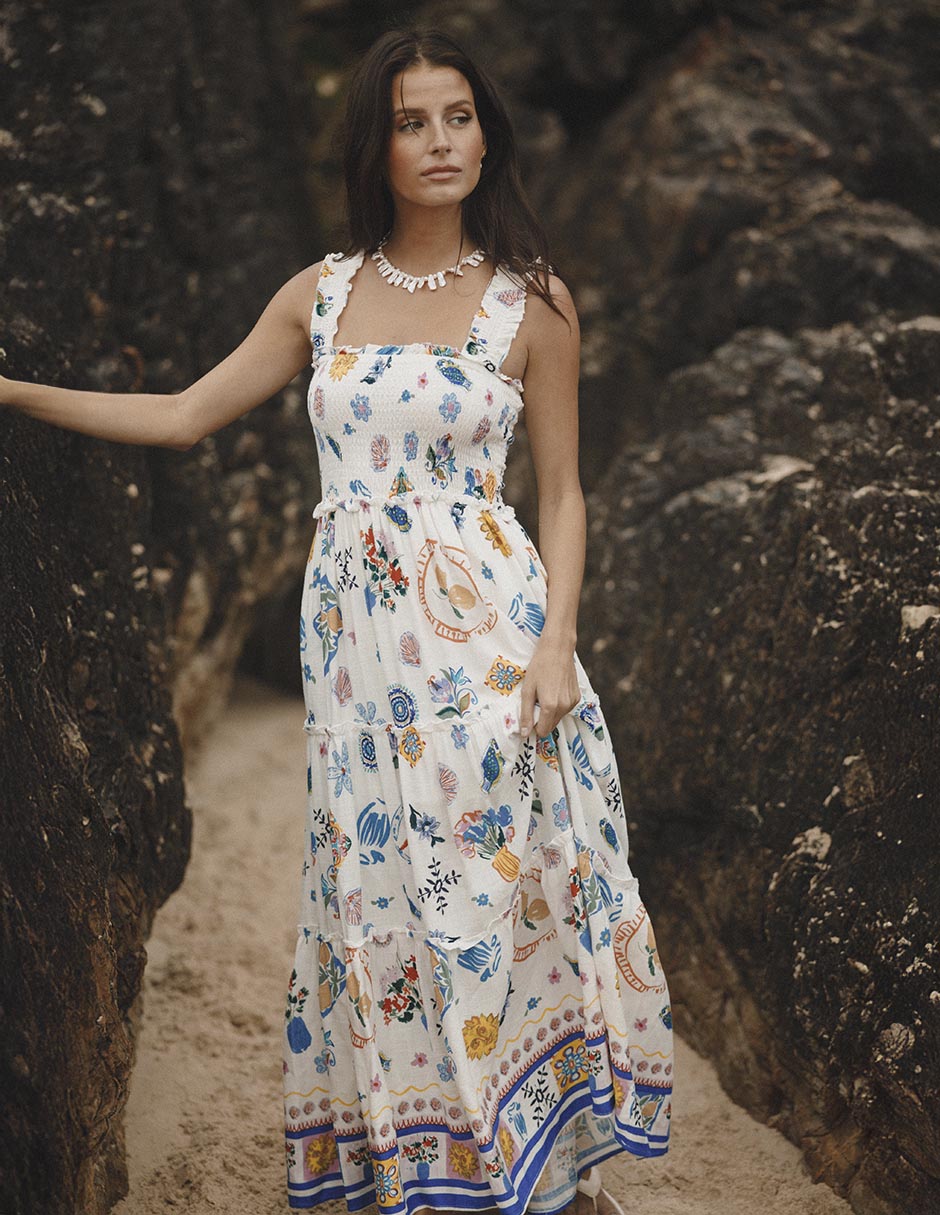Vestido largo casual para mujer 8