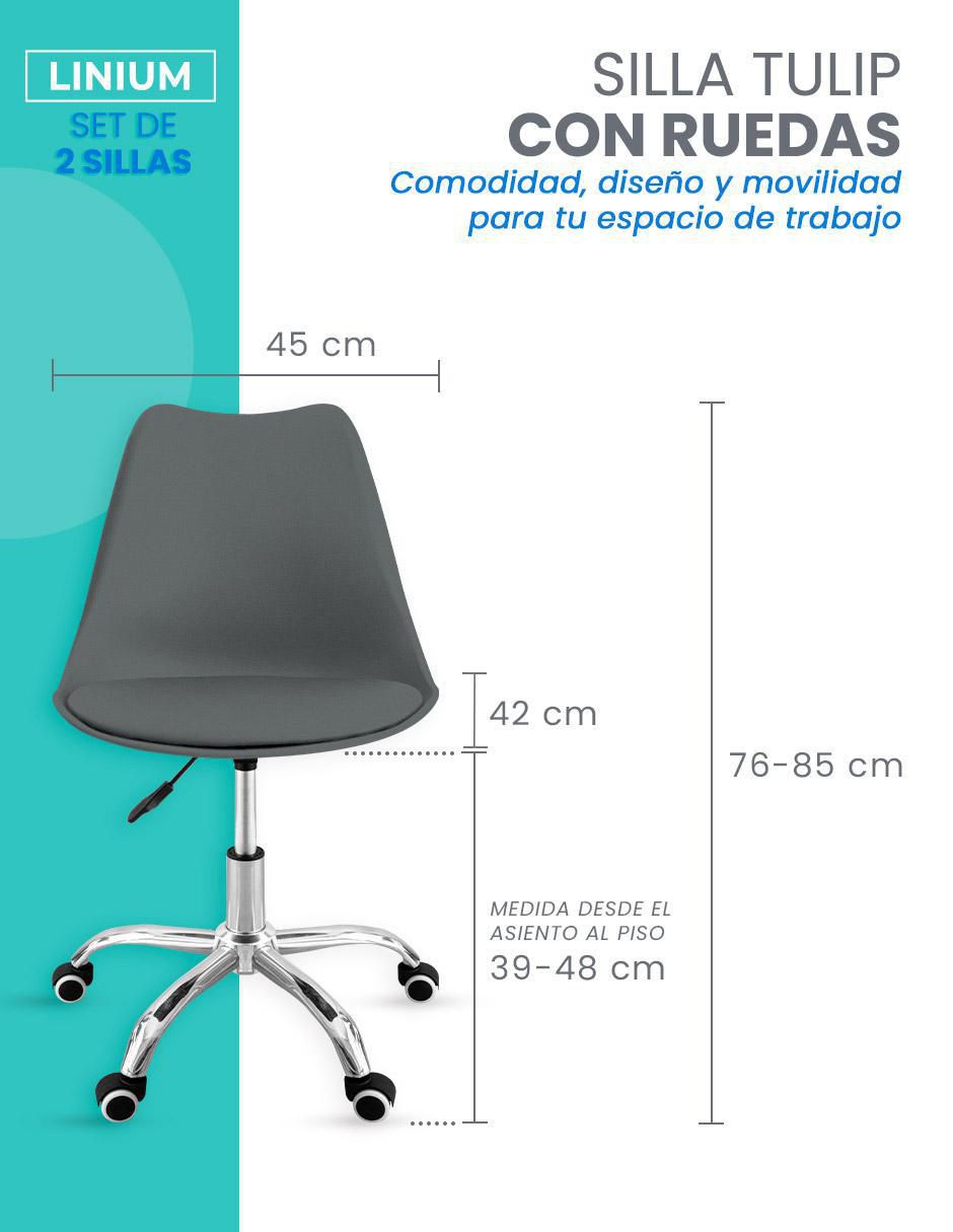 Set de sillas 2 piezas de plástico 10