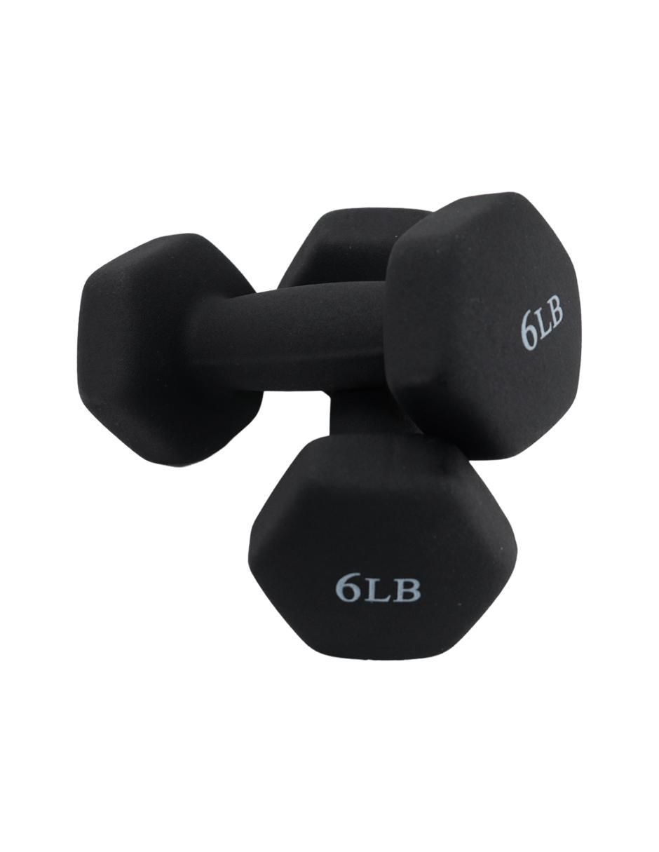 Set mancuernas de peso fijo 2.7 kg 2 piezas