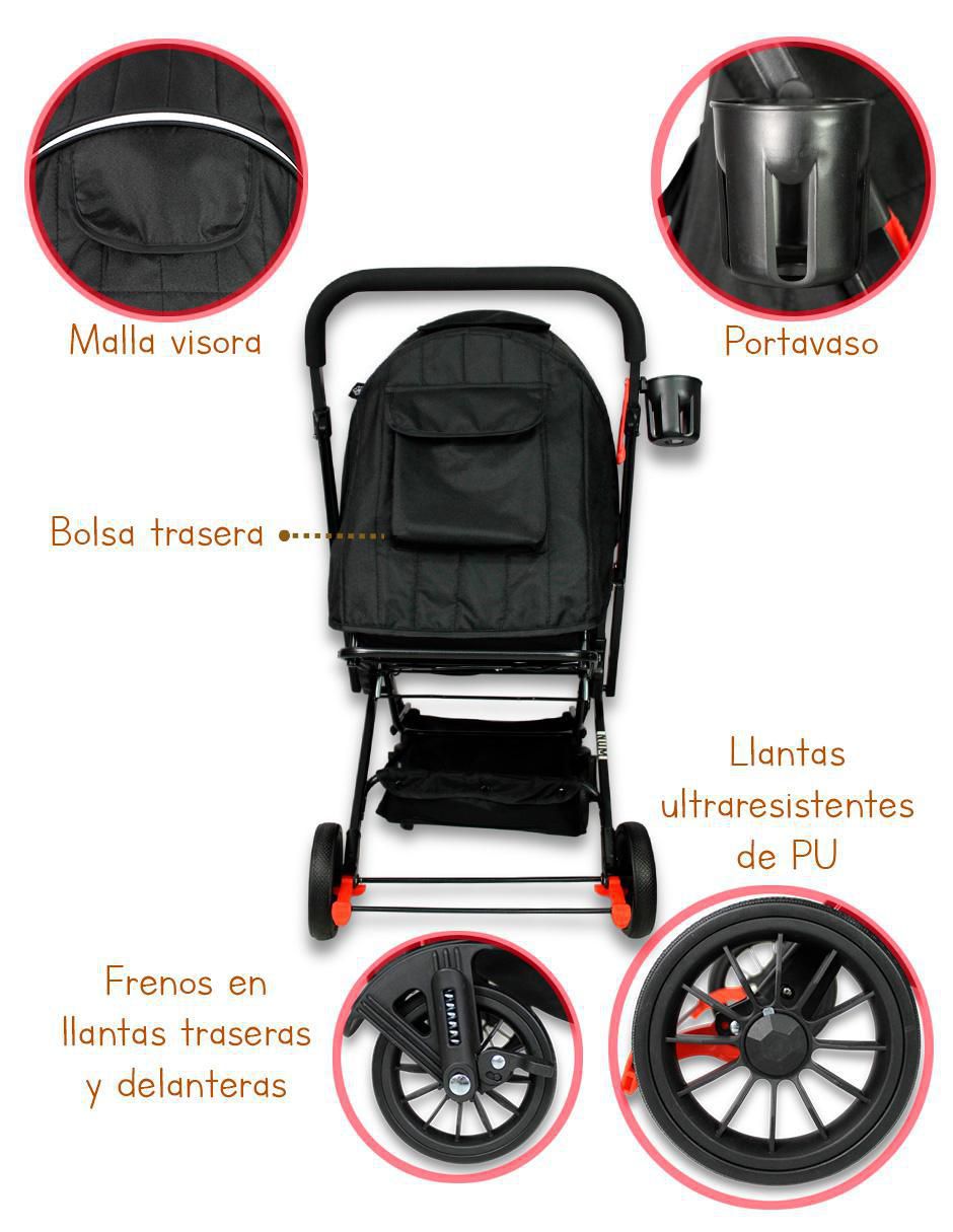 Carriola estándar de aluminio 3