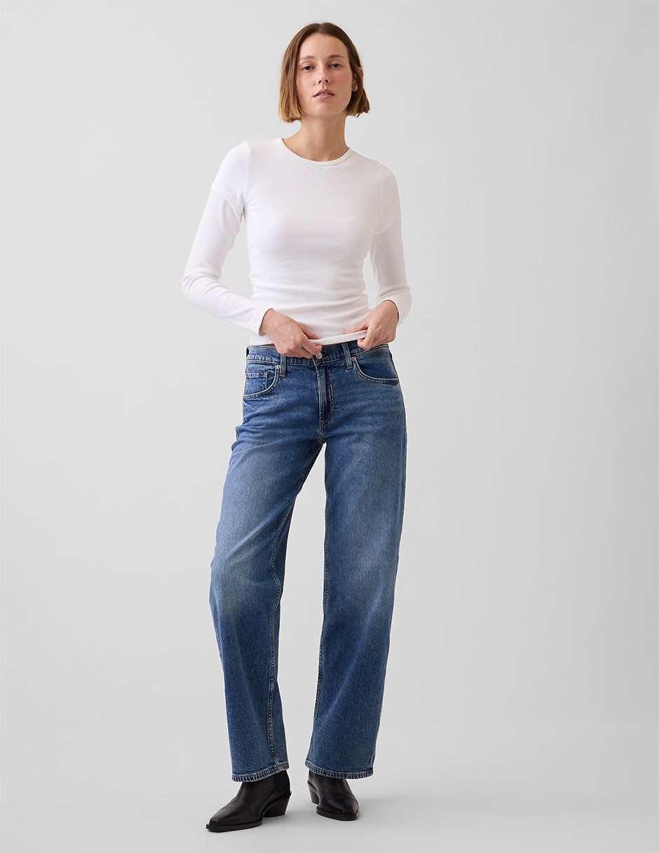 JEANS 815657 MEZCLA MATERIALES WIDE