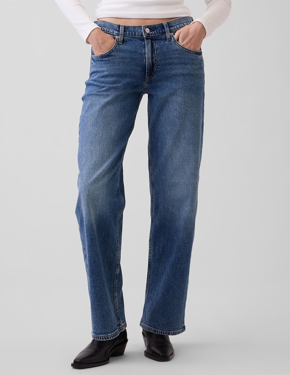 JEANS GAP 815657 MEZCLA MATERIALES WIDE 2