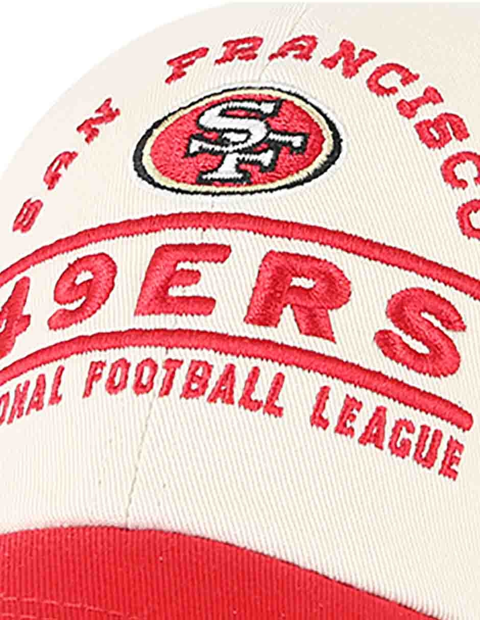 Gorra con visera curva para fútbol americano Core Sports NFL San Francisco 49ers para adulto 3
