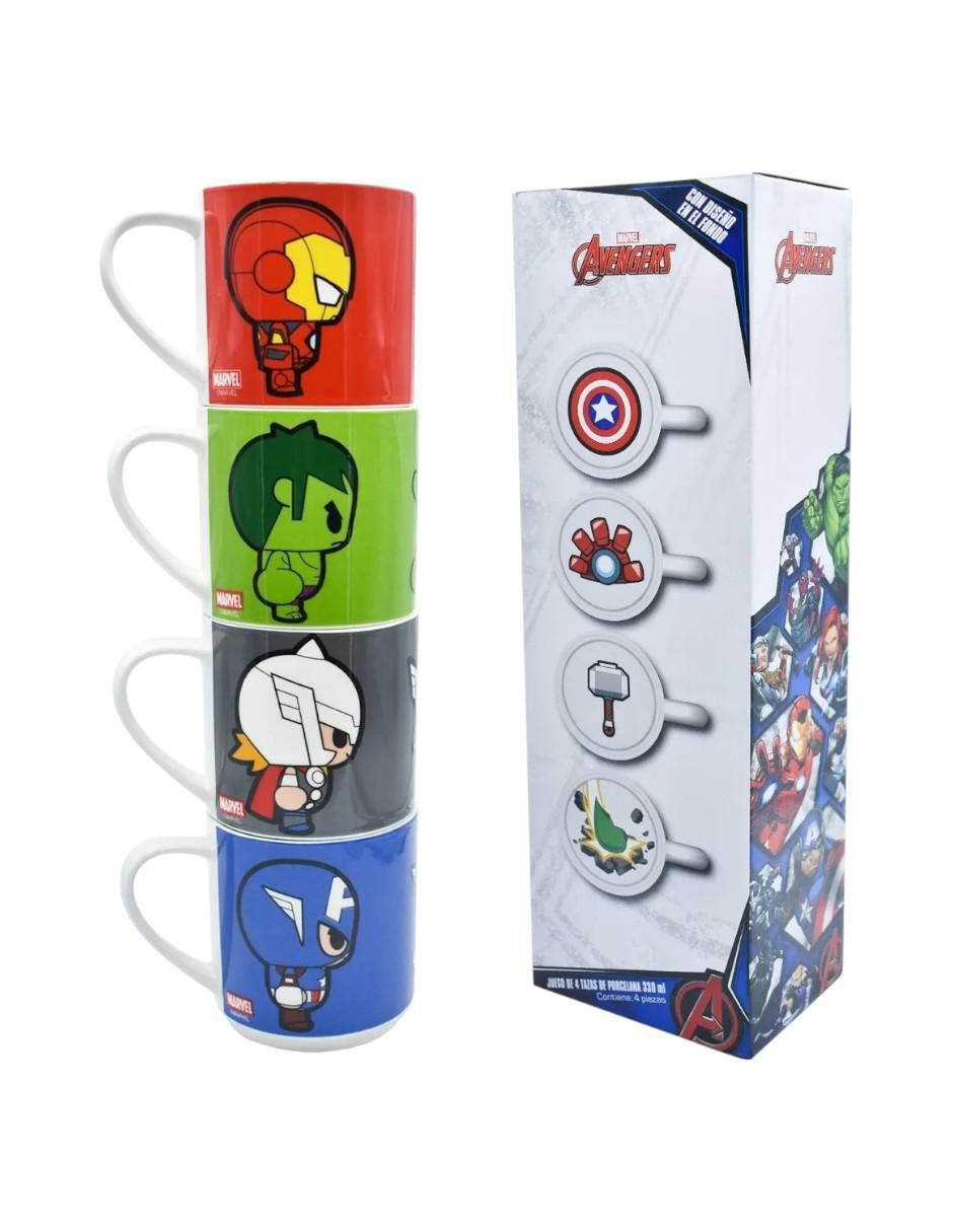Set de tazas clásicas Avengers 4 piezas 2