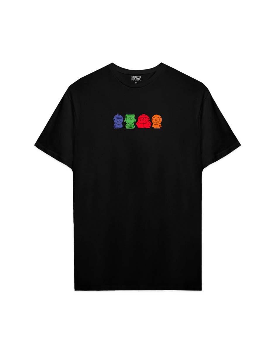 Playera manga corta South Park cuello redondo para mujer