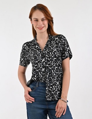 Blusa Supply manga corta para mujer