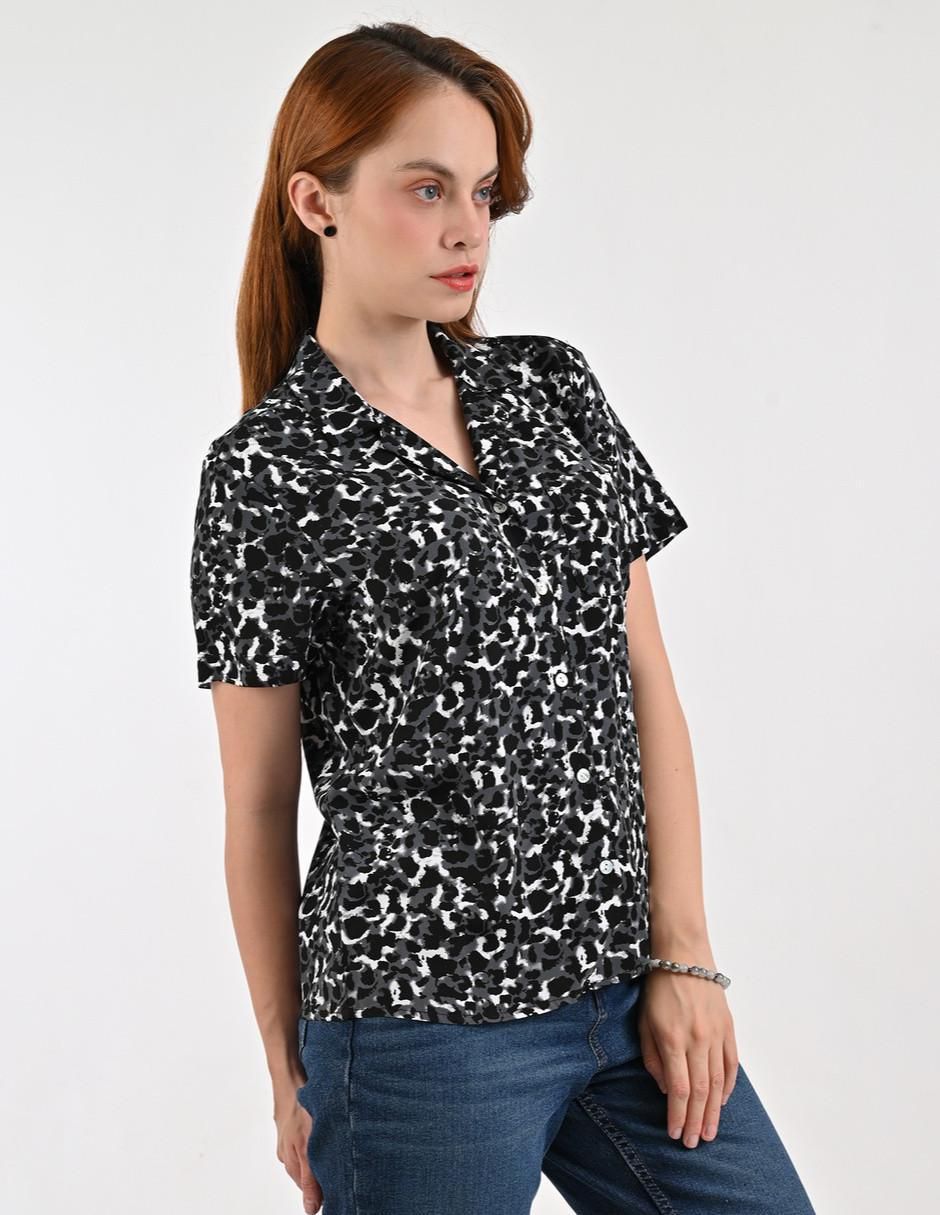 Blusa Supply manga corta para mujer