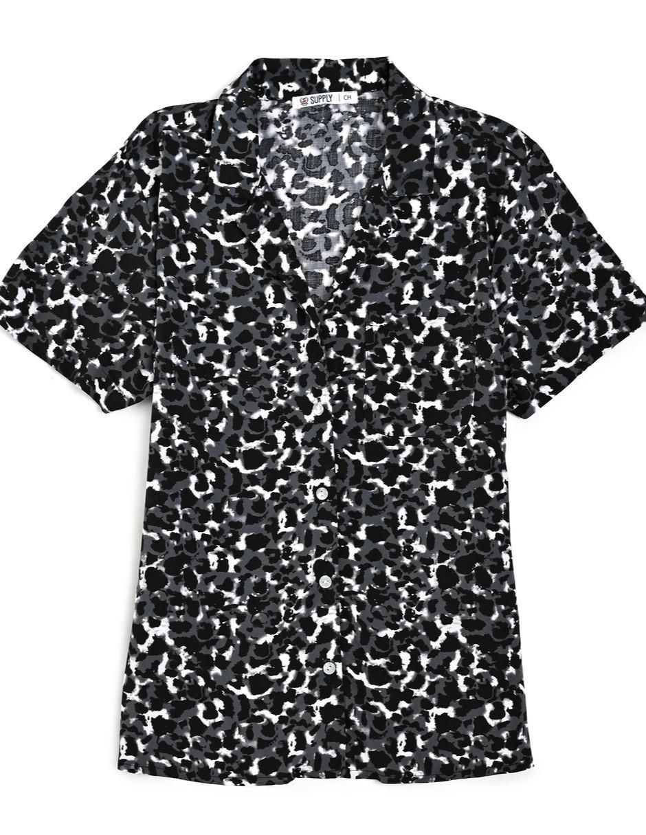 Blusa Supply manga corta para mujer