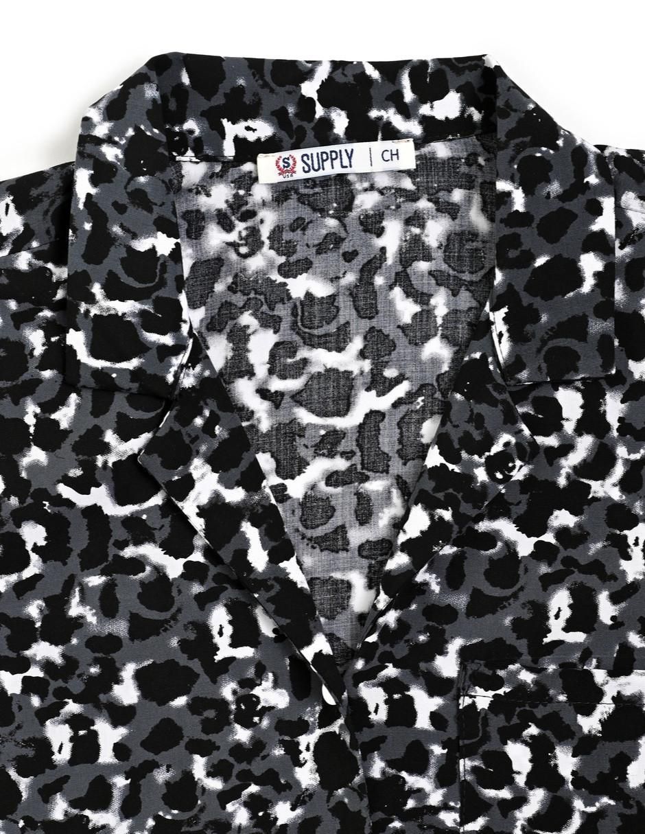 Blusa Supply manga corta para mujer