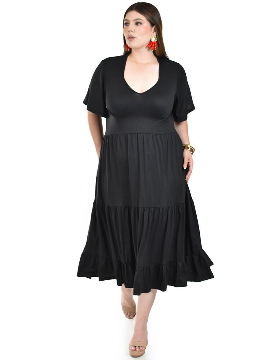 Vestido midi casual para mujer