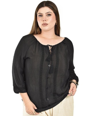 Blusa manga 3/4 para mujer 1