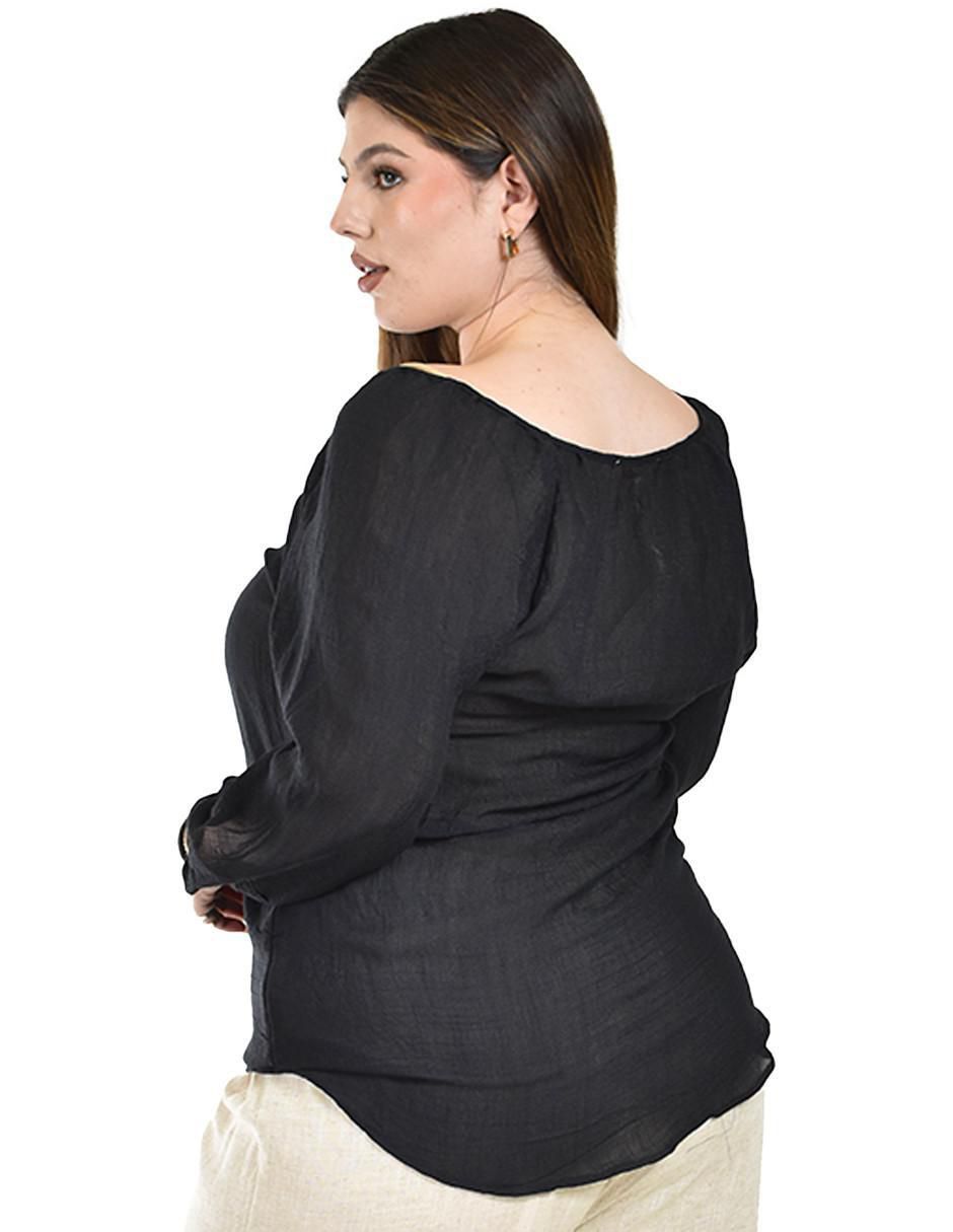 Blusa manga 3/4 para mujer 7