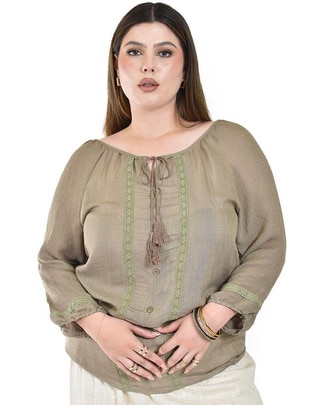 Blusa manga 3/4 para mujer 1