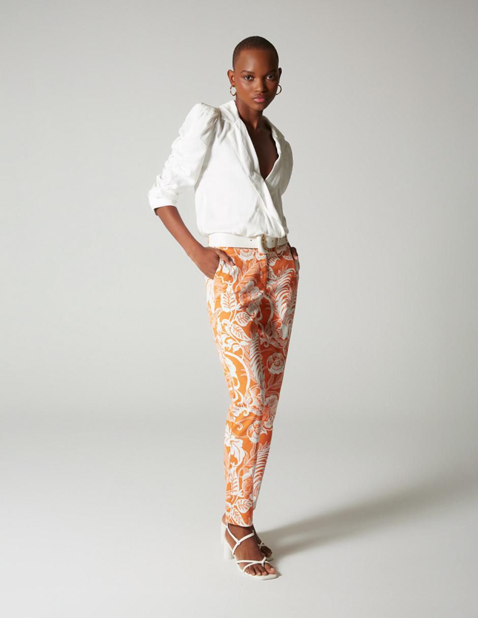 Pantalón de vestir straight para mujer 4