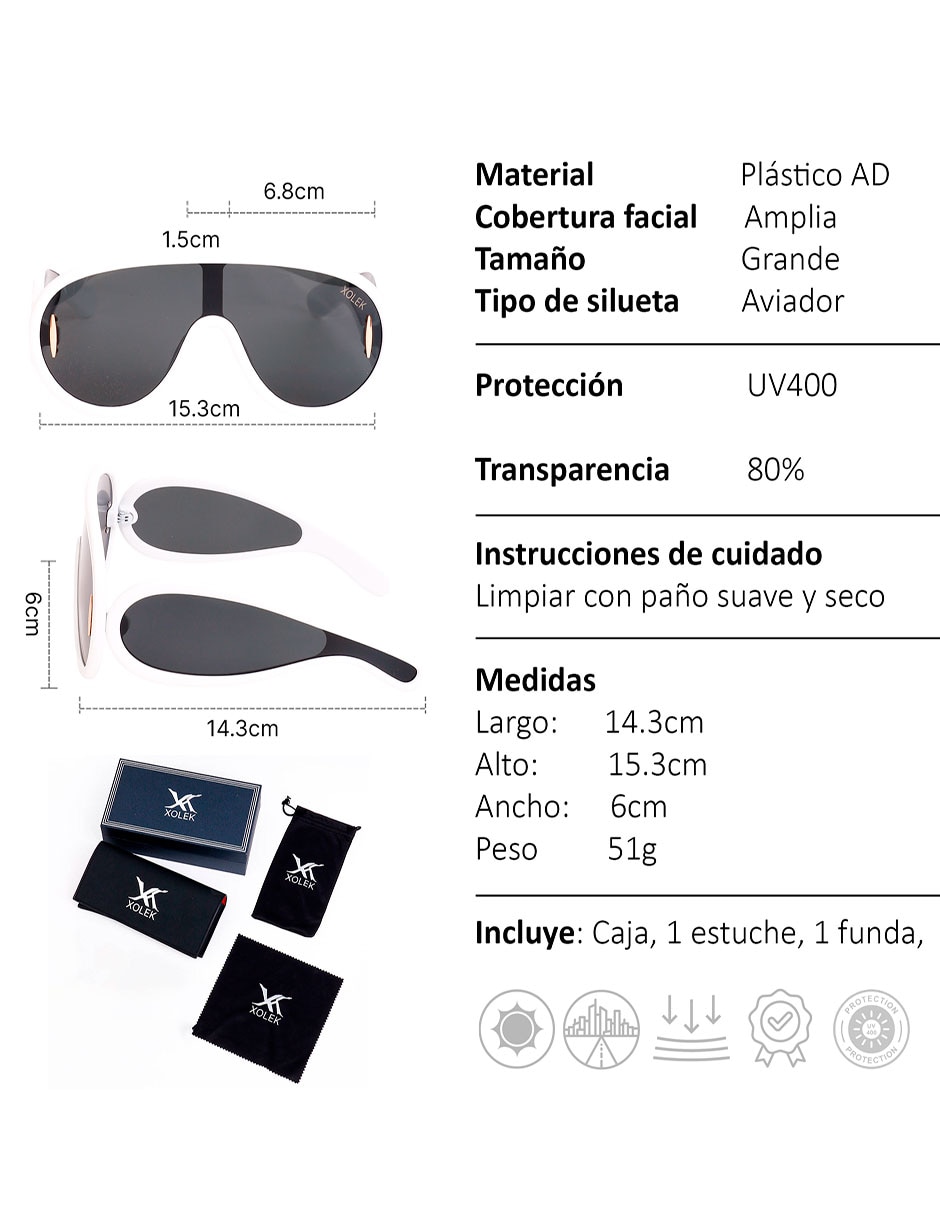 Lentes de sol Xolek Trend XO-154-B unisex
